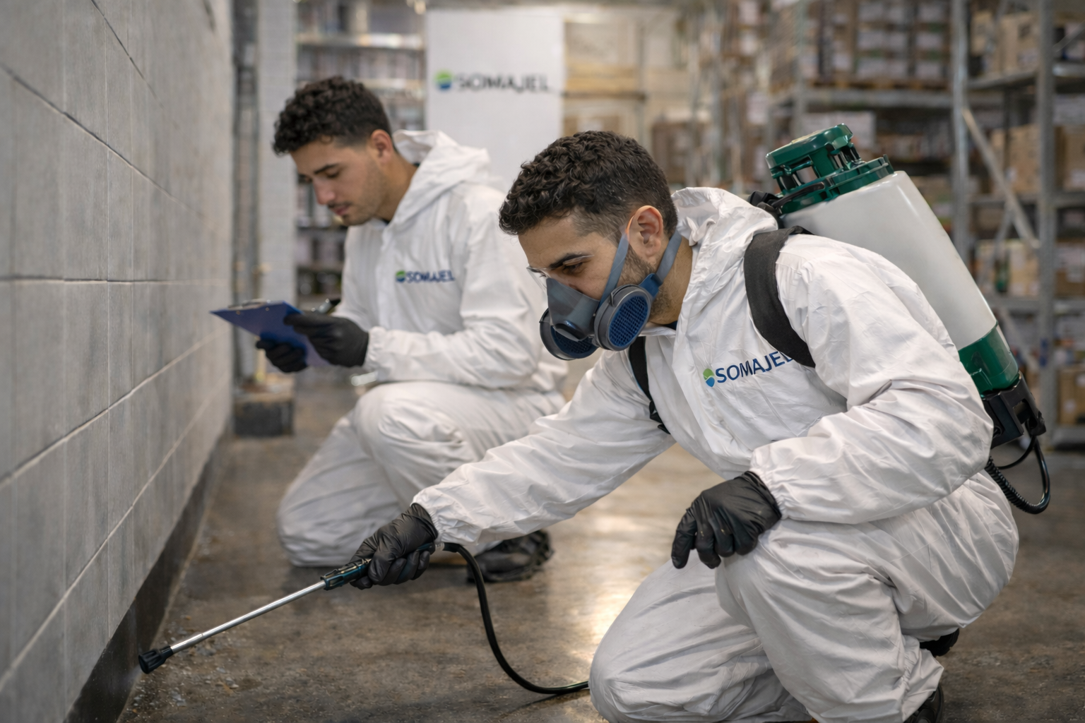 Technicien SOMAJEL en intervention